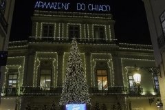 Luzes de Natal - Rua do Carmo, Armazéns do Chiado