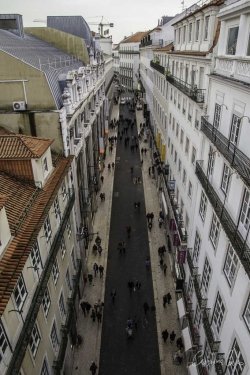 Vista sobre Lisboa - Rua do Carmo